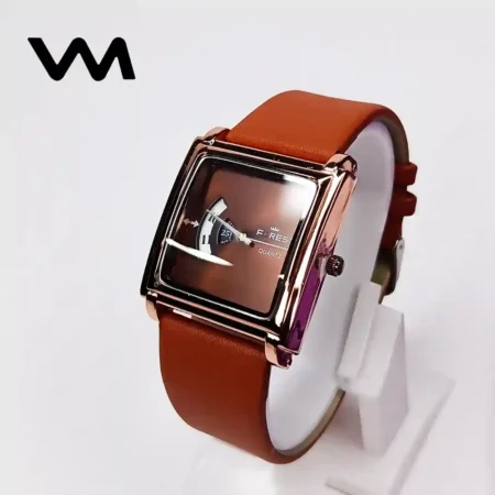 Forest F-007 Analog Quartz Watch || Voyd Men - Lite Brown